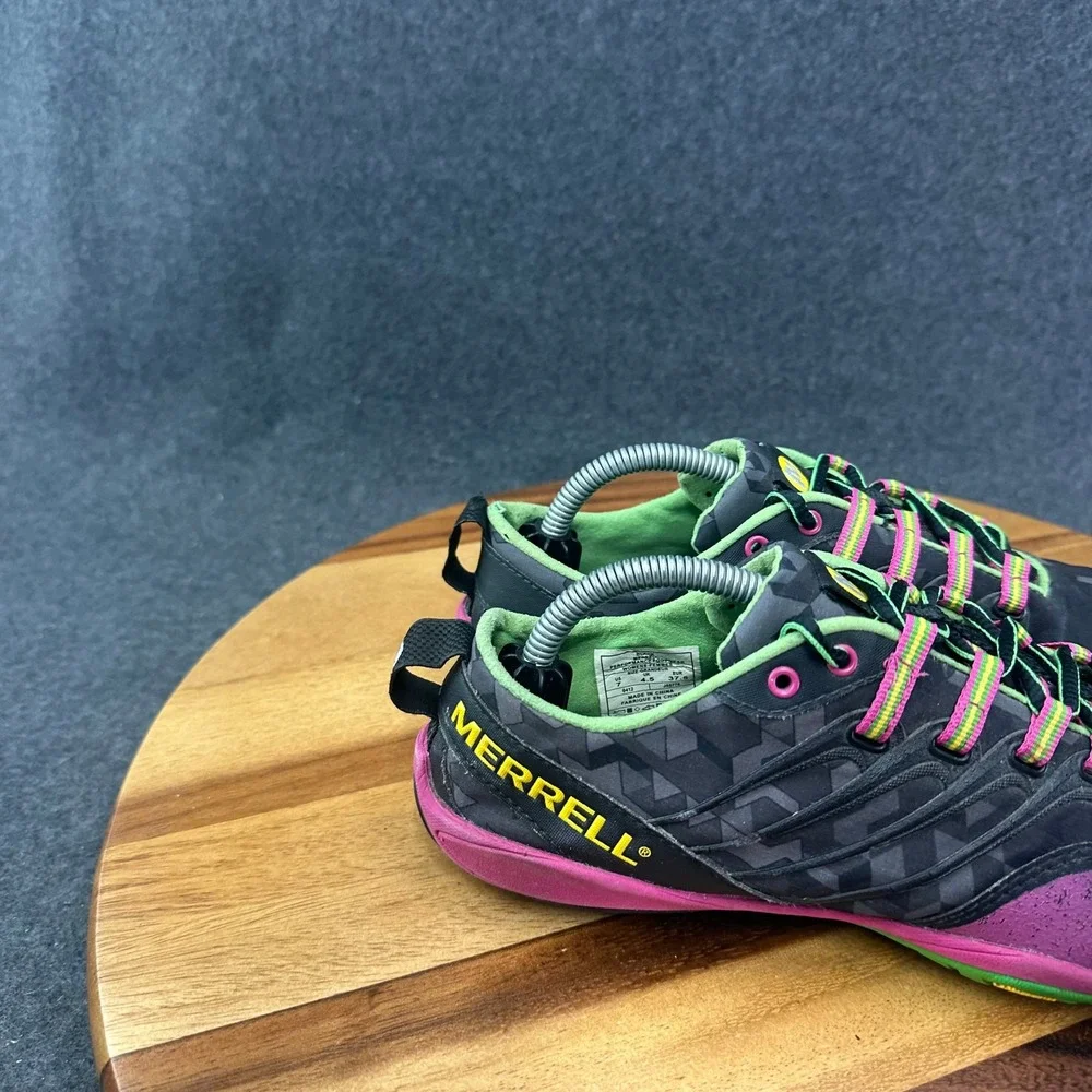 Merrell Lithe Glove Minimal Women's 7 Black Vibram Barefoot Running Shoes
